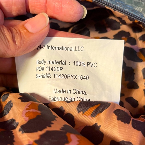 Nicole Miller Women's 2 Piece Classic Satchel Travel Set Vegan Leather Crossbody - Picture 14 of 14